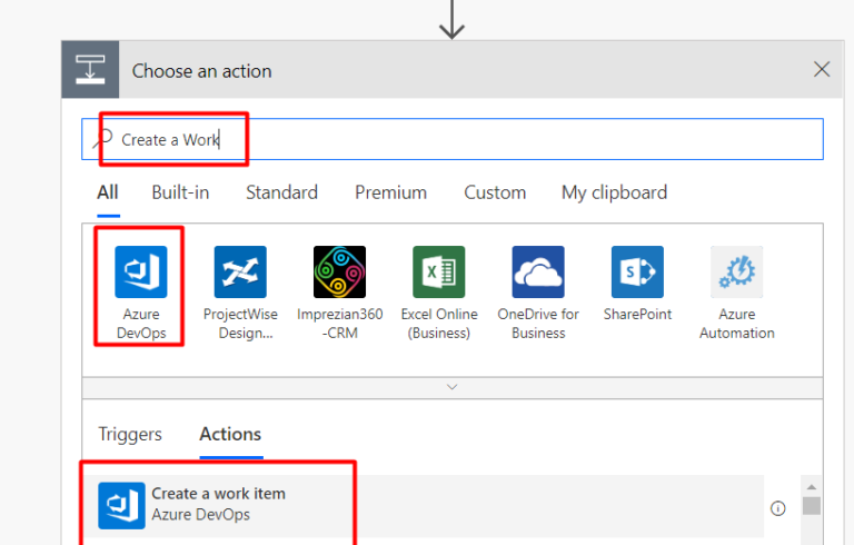 Creating Tasks automatically in Azure DevOps using Flow